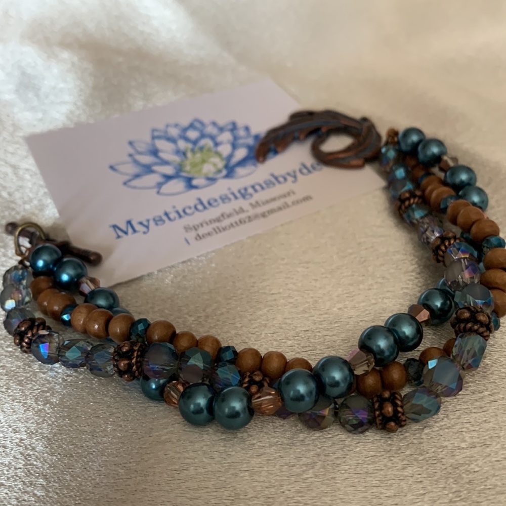 Triple strand bracelet